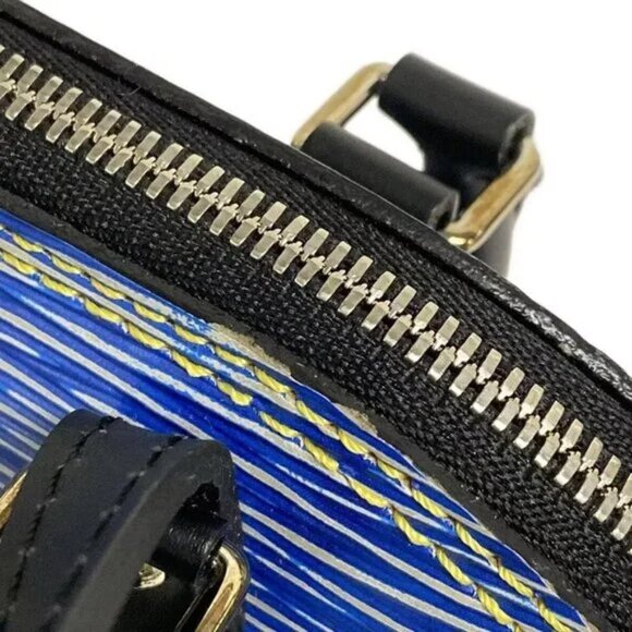 100% Authentic LOUIS VUITTON Nano Alma Epi Denim Handbag 1018-113024 - Picture 9 of 14